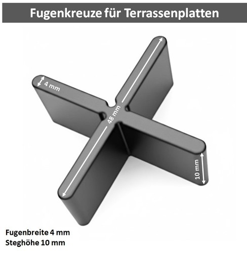 100 stk fugenkreuze mm 10 - 4, mm/10