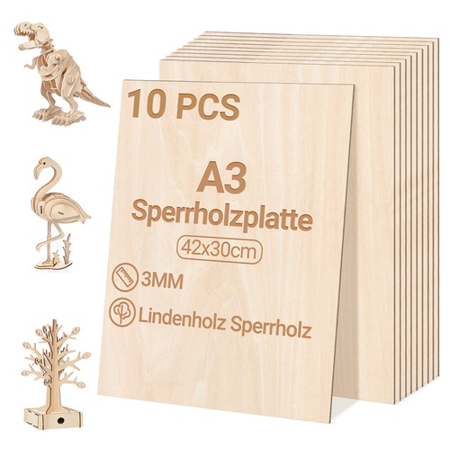 10x dünne sperrholz platte - 4/10x, sperrholz-platte